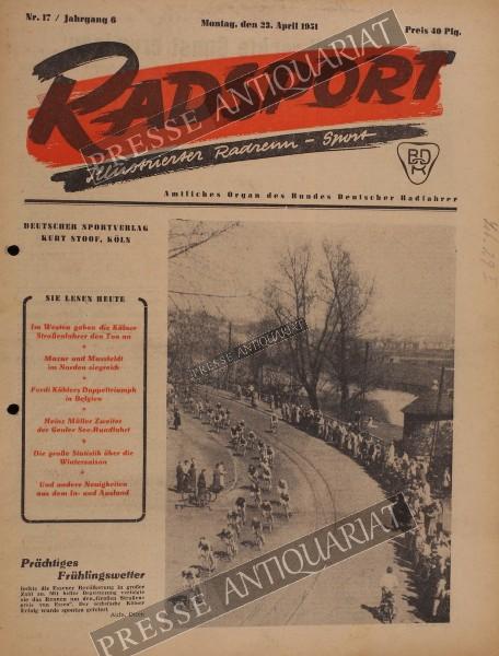 Radsport Illustrierte, 23.04.1951 bis 06.05.1951