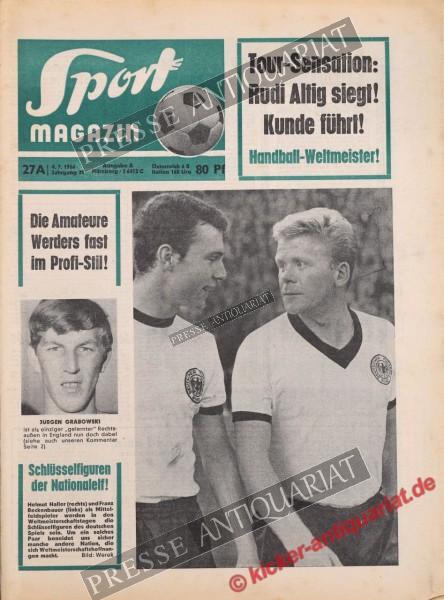 Sportmagazin Nr. 27A, 04.07.1966 bis 10.07.1966