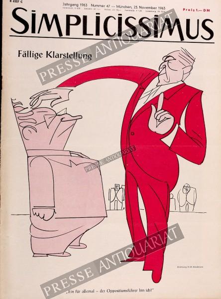 Simplicissimus, 23.11.1963 bis 29.11.1963