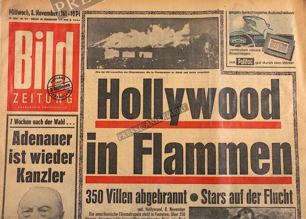 Bild Zeitung, 08.11.1961