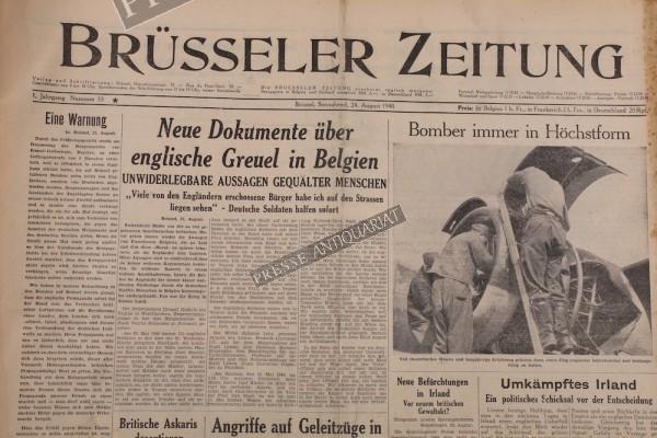 Brüsseler Zeitung, 24.08.1940