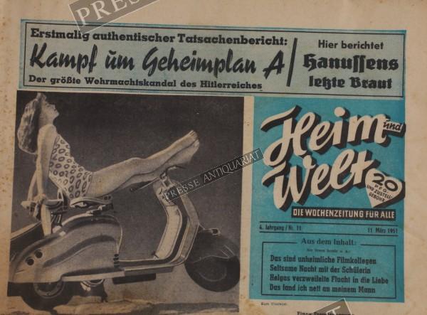 Wochenzeitung Heim Welt, 11.03.1951 bis 17.03.1951