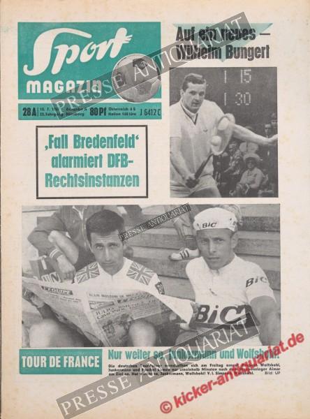 Sportmagazin Nr. 28A, 10.07.1967 bis 16.07.1967