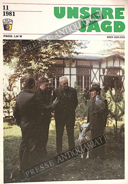 Unsere Jagd Zeitschrift, 01.11.1981 bis 30.11.1981