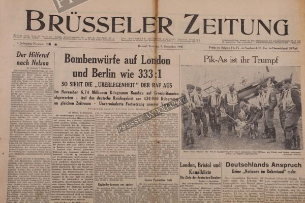Brüsseler Zeitung, 08.12.1940