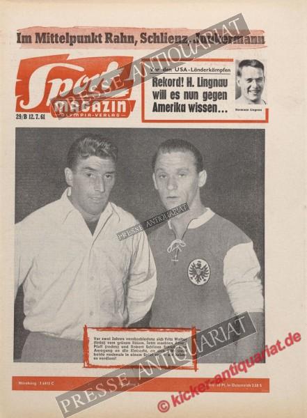 Sportmagazin Nr. 29B, 12.07.1961 bis 18.07.1961