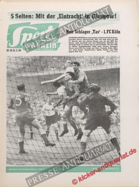 Sportmagazin Nr. 22A, 30.05.1960 bis 05.06.1960