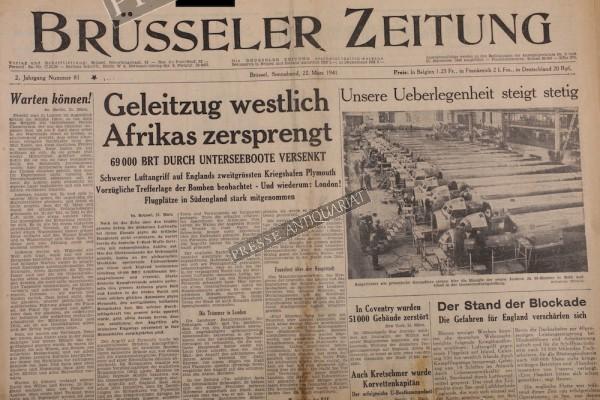 Brüsseler Zeitung, 22.03.1941
