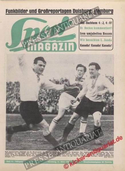 Sportmagazin Nr. 12, 21.03.1951 bis 27.03.1951