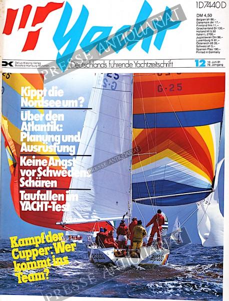 Yacht Zeitschrift, 10.06.1981 bis 09.07.1981