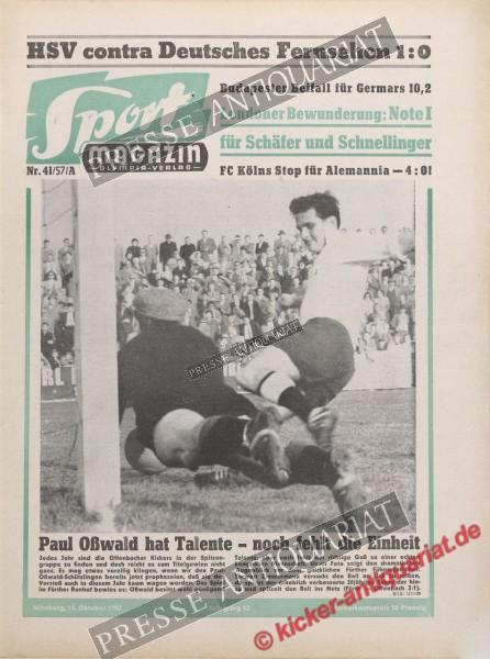 Sportmagazin Nr. 41A, 14.10.1957 bis 20.10.1957