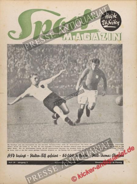 Sportmagazin Nr. 29, 21.07.1948 bis 27.07.1948