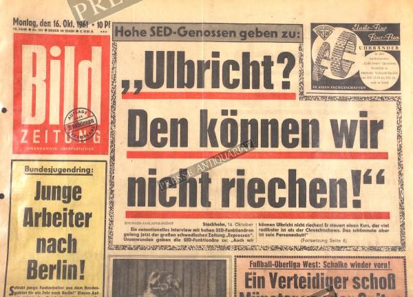 Bild Zeitung, 16.10.1961