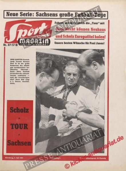 Sportmagazin Nr. 27B, 04.07.1957 bis 10.07.1957