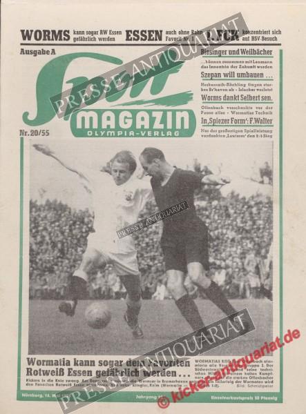 Sportmagazin Nr. 20A, 16.05.1955 bis 22.05.1955