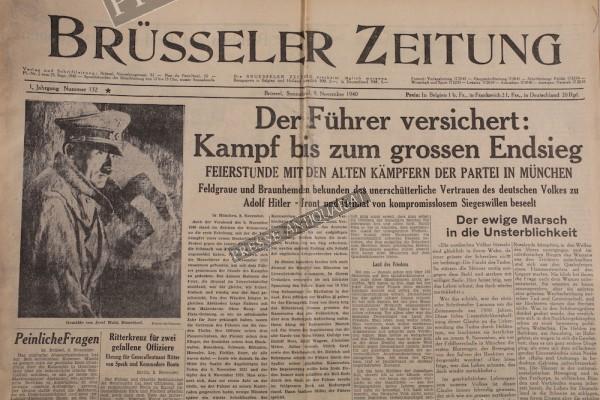 Brüsseler Zeitung, 09.11.1940