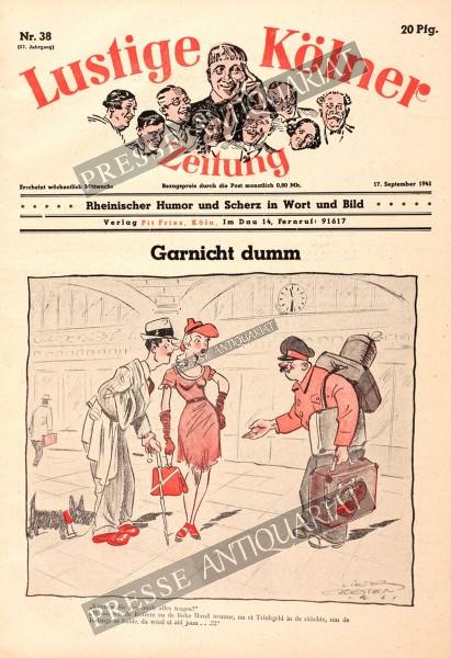 Lustige Kölner Zeitung, 17.09.1941 bis 23.09.1941