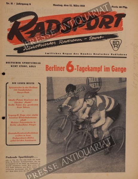 Radsport Illustrierte, 12.03.1951 bis 25.03.1951