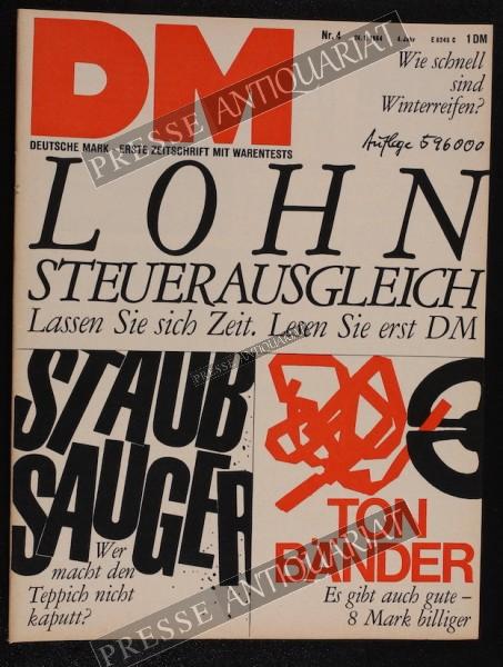 DM Die Deutsche Mark Zeitschrift mit dem Warentest, 24.01.1964 bis 30.01.1964