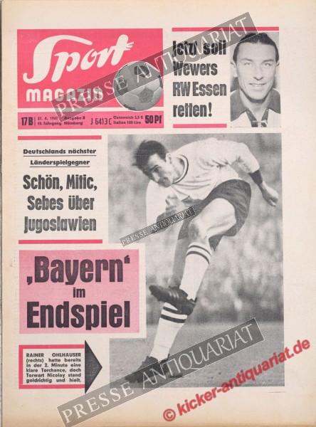 Sportmagazin Nr. 17B, 27.04.1967 bis 03.05.1967