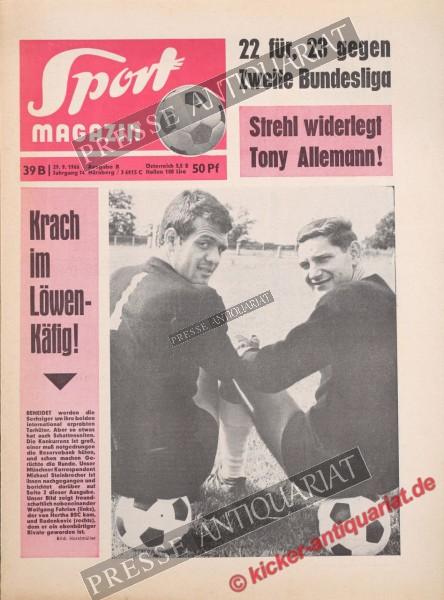 Sportmagazin Nr. 39B, 29.09.1966 bis 05.10.1966
