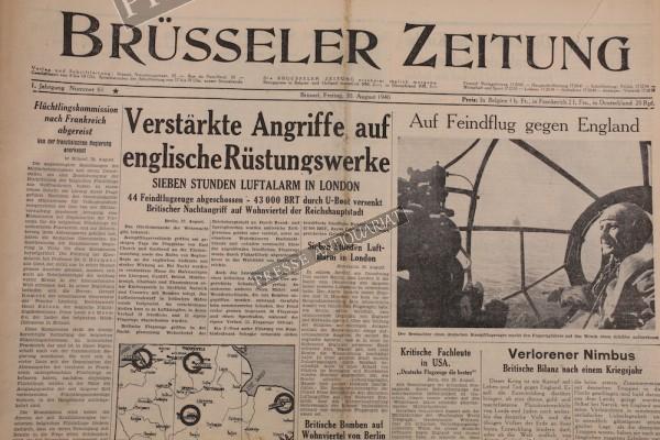 Brüsseler Zeitung, 30.08.1940