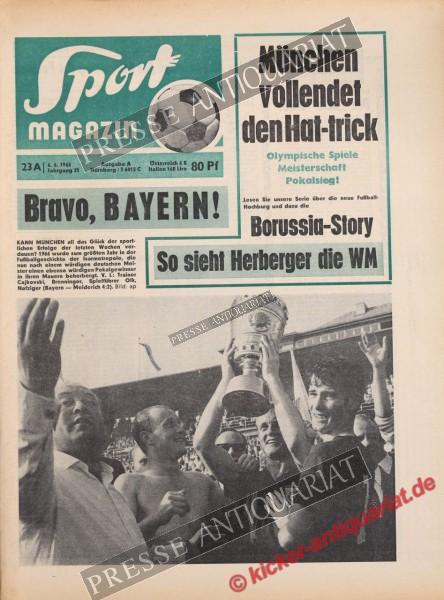 Sportmagazin Nr. 23A, 06.06.1966 bis 12.06.1966