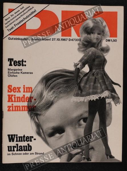 DM Die Deutsche Mark Zeitschrift mit dem Warentest, 27.10.1967 bis 09.11.1967
