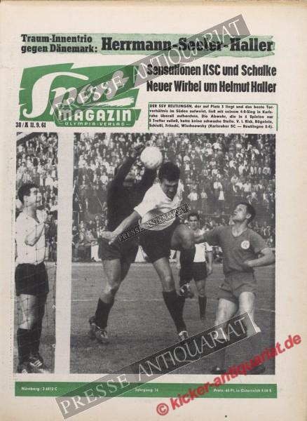 Sportmagazin Nr. 38A, 11.09.1961 bis 17.09.1961