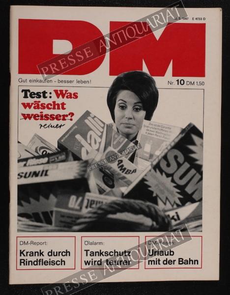 DM Die Deutsche Mark Zeitschrift mit dem Warentest, 12.05.1967 bis 25.05.1967