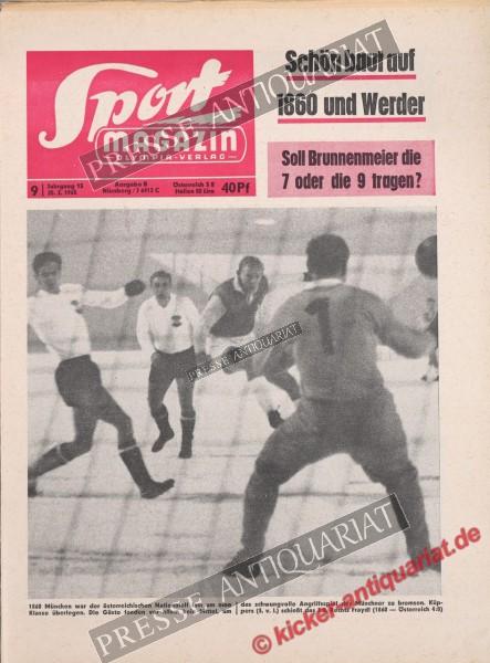 Sportmagazin Nr. 9B, 25.02.1965 bis 03.03.1965