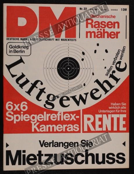 DM Die Deutsche Mark Zeitschrift mit dem Warentest, 26.05.1965 bis 01.06.1965