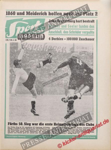 Sportmagazin Nr. 3A, 20.01.1958 bis 26.01.1958