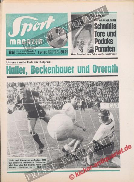 Sportmagazin Nr. 18A, 02.05.1967 bis 08.05.1967