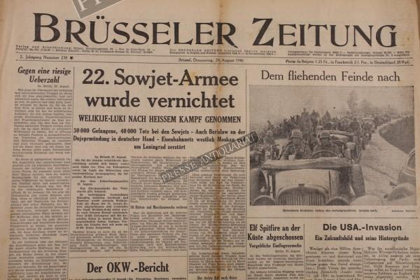 Brüsseler Zeitung, 28.08.1941