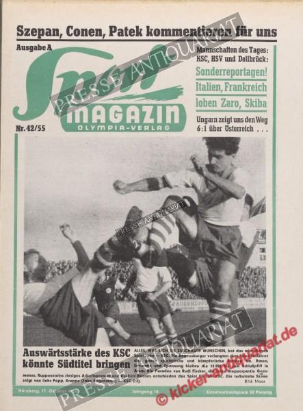 Sportmagazin Nr. 42A, 17.10.1955 bis 23.10.1955