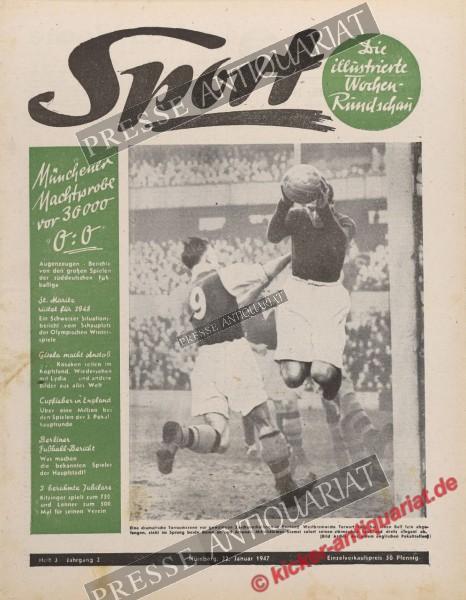 Sportmagazin Nr. 3, 22.01.1947 bis 28.01.1947