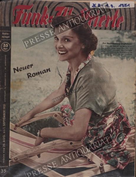 Funk Illustrierte, 26.08.1951 bis 01.09.1951