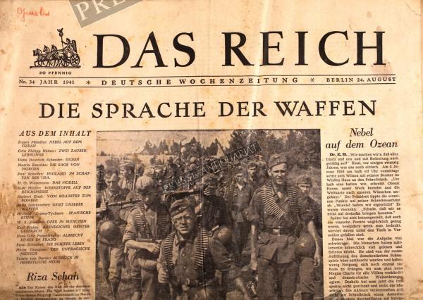Das Reich, 24.08.1941 bis 30.08.1941