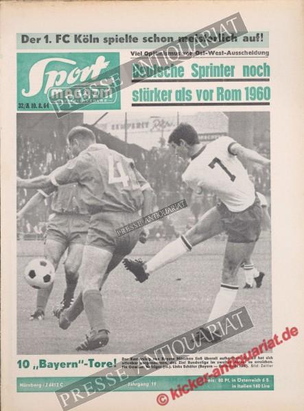 Sportmagazin Nr. 32A, 10.08.1964 bis 16.08.1964