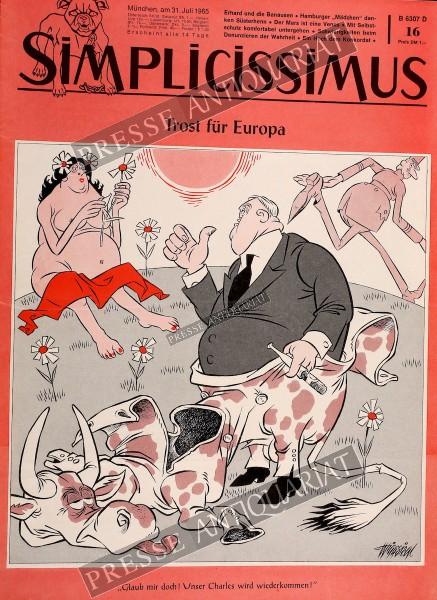 Simplicissimus, 31.07.1965 bis 06.08.1965