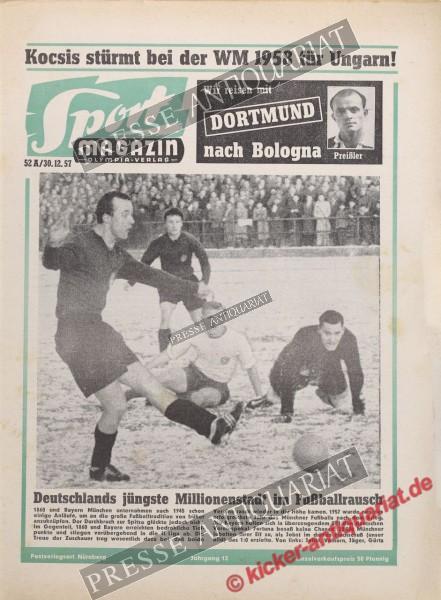 Sportmagazin Nr. 52A, 30.12.1957 bis 05.01.1958