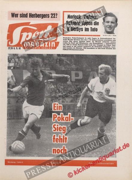 Sportmagazin Nr. 37B, 06.09.1961 bis 12.09.1961