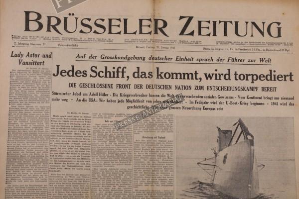 Brüsseler Zeitung, 31.01.1941