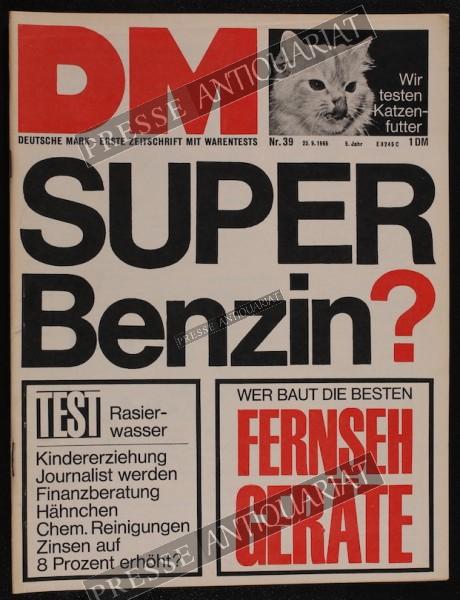 DM Die Deutsche Mark Zeitschrift mit dem Warentest, 23.09.1965 bis 29.09.1965