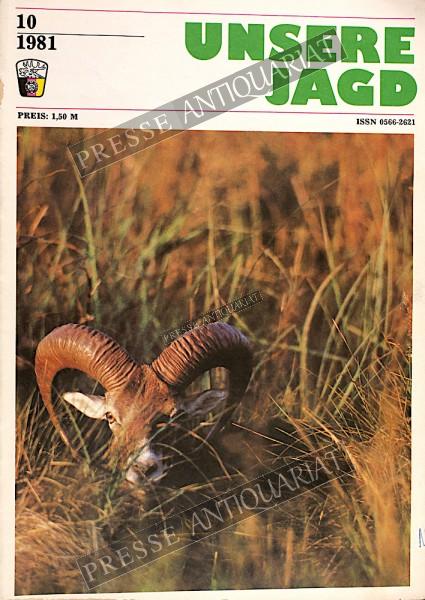 Unsere Jagd Zeitschrift, 01.10.1981 bis 31.10.1981