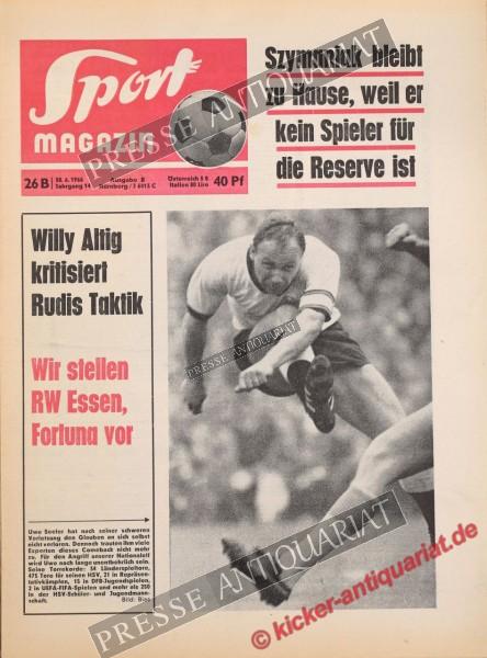 Sportmagazin Nr. 26B, 30.06.1966 bis 06.07.1966