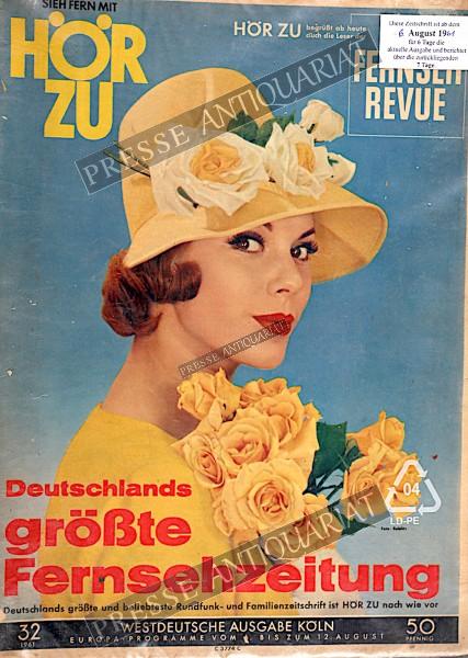 Hör Zu Rundfunkzeitung, 06.08.1961 bis 12.08.1961