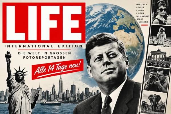Original LIFE Magazin International Edition vom 24. Dezember 1956 bis 6. Januar 1957 – historische Fotozeitschrift aus Weihnachten, Silvester und Neujahr