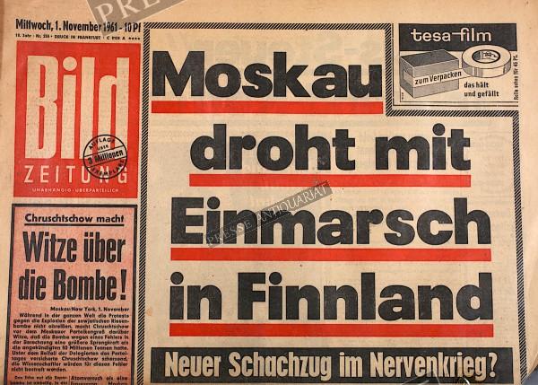 Bild Zeitung, 01.11.1961